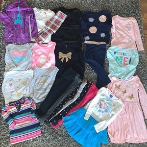 Lot of girls 5T clothing mostly Carter’s